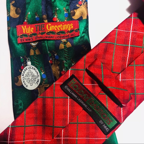 Lot of 2 Christmas neck ties - Picture 2 of 7